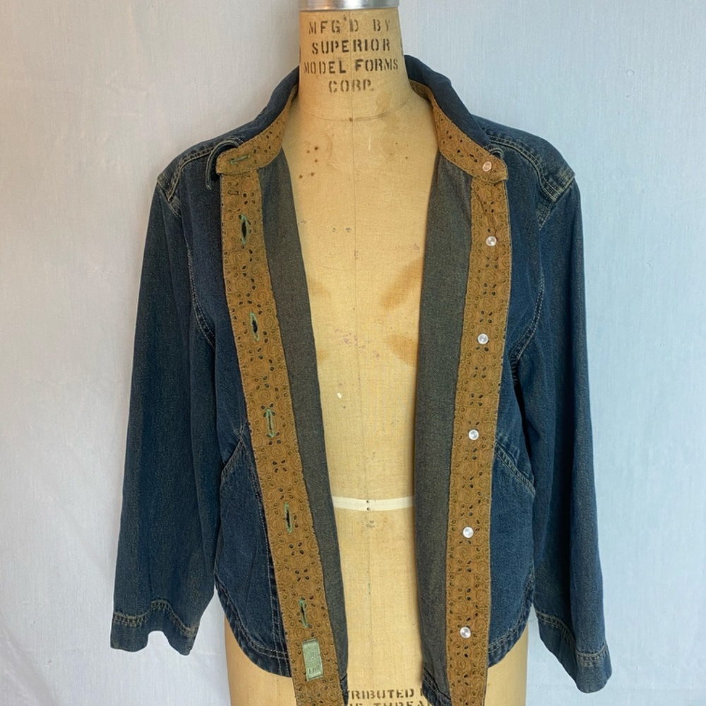 J.Jill denim jacket size LP - Picture 2 of 11